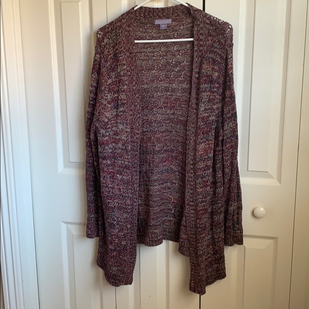 Mauve Open Knit Sweater